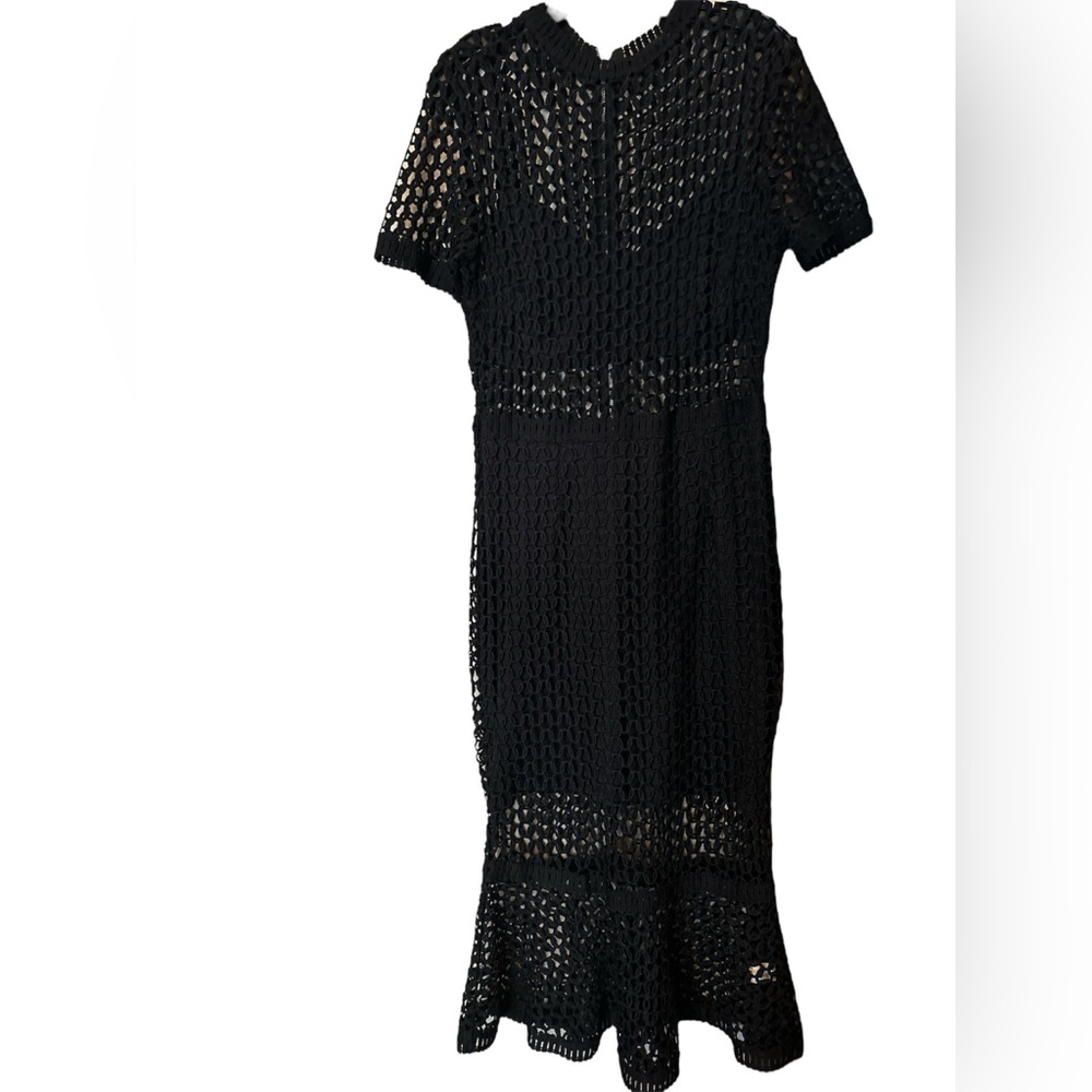 Forever 21 Mesh Black Dress